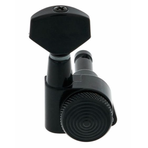 Harley Benton Parts Locking Tuners 3R/3L Black 兩邊全鎖式弦鈕 (黑色)