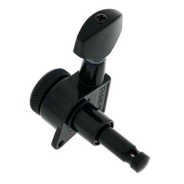 Harley Benton Parts Locking Tuners 3R/3L Black 兩邊全鎖式弦鈕 (黑色)