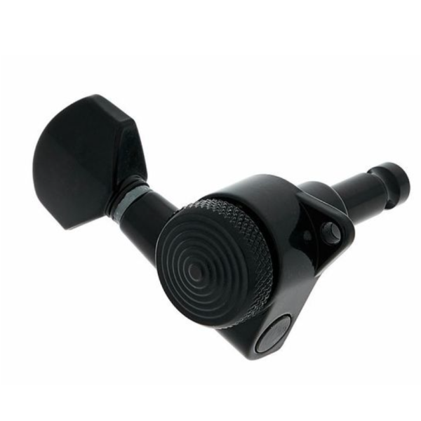Harley Benton Parts Locking Tuners 3R/3L Black 兩邊全鎖式弦鈕 (黑色)