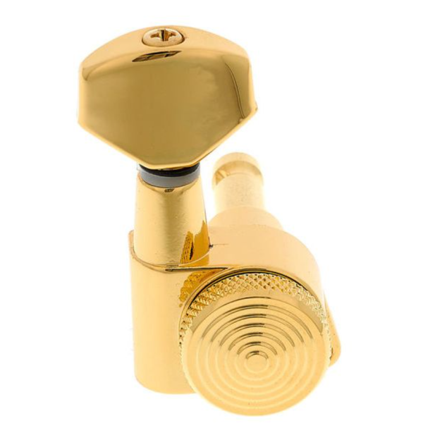 Harley Benton Parts Locking Tuners 3R/3L Gold 兩邊全鎖式弦鈕 (金色)