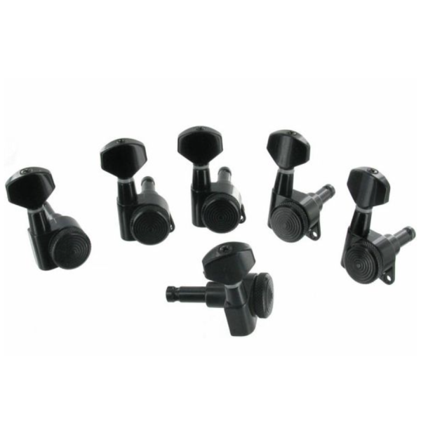 harley-benton-parts-locking-tuners-6l-black01 Harley Benton Parts Locking Tuners 6L Black 左邊全鎖式弦鈕套件 (黑色)