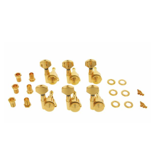 harley-benton-parts-locking-tuners-6l-gold01 Harley Benton Parts Locking Tuners 6L Gold 左邊全鎖式弦鈕套件 (金色)