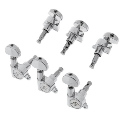 Harley Benton Parts J03CR L6 Tuner Set 直列左邊弦鈕