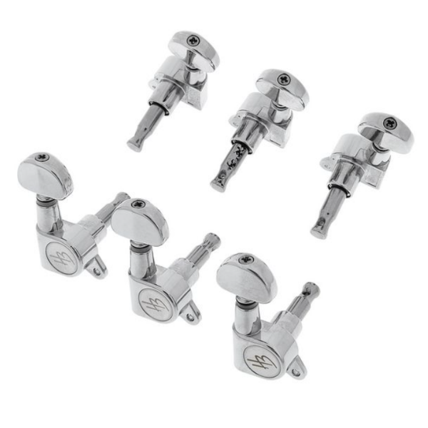 Harley Benton Parts J03CR L6 Tuner Set 直列左邊弦鈕