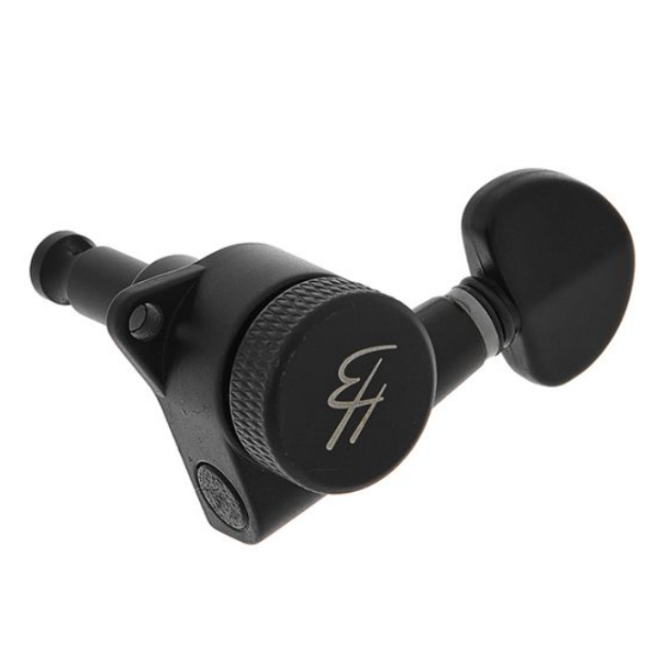 j03sbk-splk-r6-05 Harley Benton Parts J03SBK SPLK R6 Tuner Set 右邊Staggered交錯式弦鈕組(黑色)