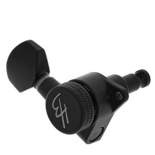 jn07bk-splk-l6-04 Harley Benton Parts JN07BS SPLK L6 Tuner Set 左邊Staggered交錯式弦鈕組(黑色)