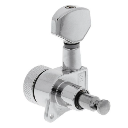 Harley Benton Parts JN07CR SPLK L6 Tuner Set 左邊Staggered交錯式弦鈕組(鉻合金)