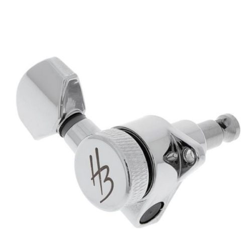 Harley Benton Parts JN07CR SPLK L6 Tuner Set 左邊Staggered交錯式弦鈕組(鉻合金)