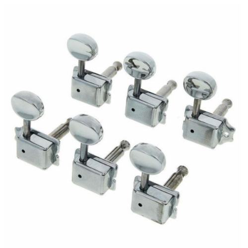 Harley Benton Parts Guitar Tuners Set 直列復古式弦鈕(鍍鉻)