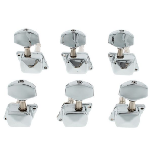 Harley Benton Parts R3/L3 Large Knob Tuner 兩邊式大弦鈕套件(鍍鉻)