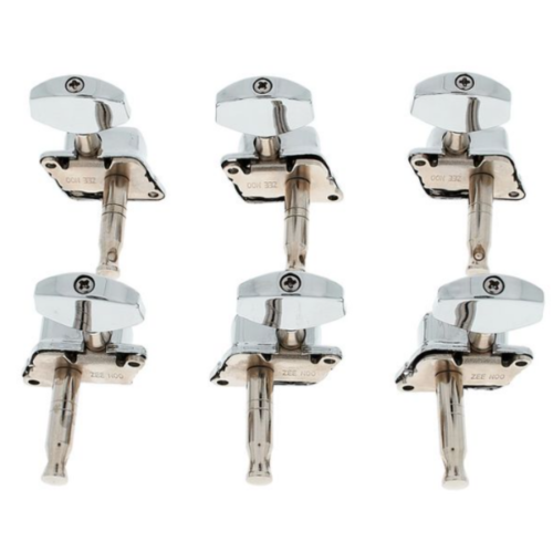 Harley Benton Parts R3/L3 Large Knob Tuner 兩邊式大弦鈕套件(鍍鉻)