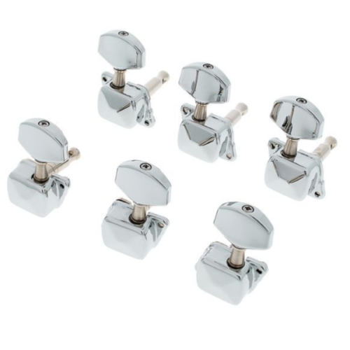 Harley Benton Parts R3/L3 Large Knob Tuner 兩邊式大弦鈕套件(鍍鉻)