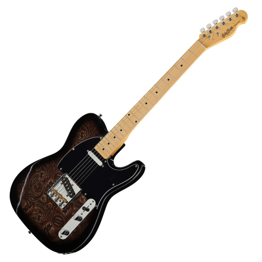 te-bp-full Harley Benton TE-70 Black Paisley Deluxe Series