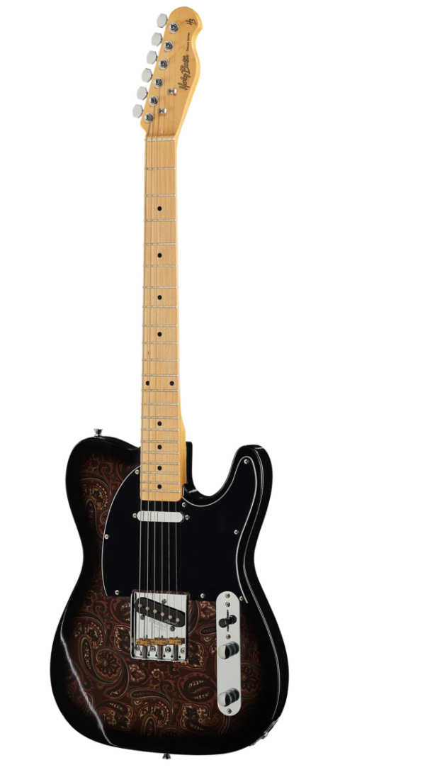 Harley Benton TE-70 Black Paisley Deluxe Series