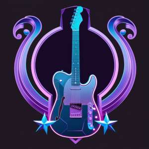 Harley Benton TE-70 Black Paisley Deluxe Series