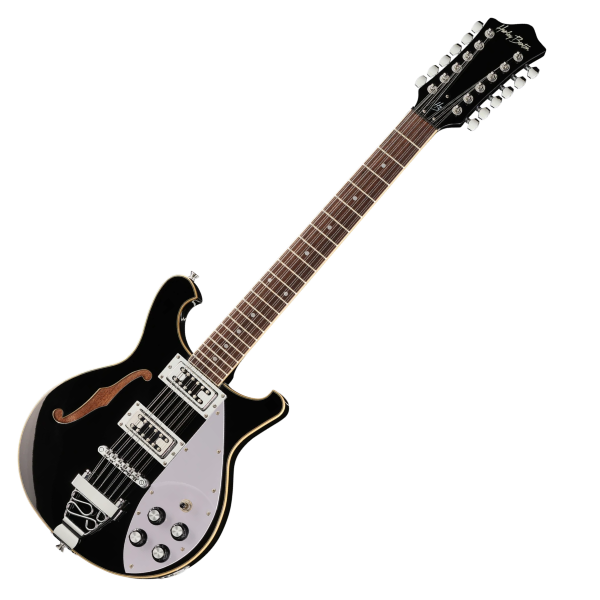 Harley Benton RB-612BK Classic Series 古典12弦半空心電吉他 (兩色)