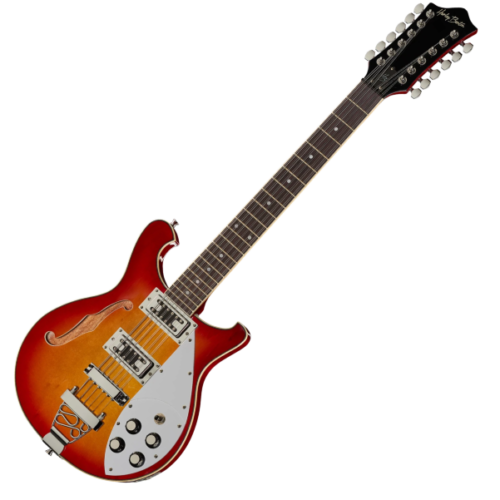 Harley Benton RB-612BK Classic Series 古典12弦半空心電吉他 (兩色)