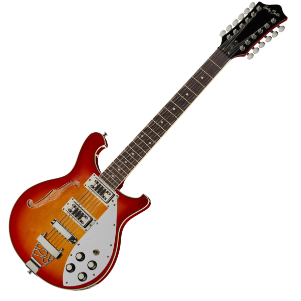 Harley Benton RB-612BK Classic Series 古典12弦半空心電吉他 (兩色)
