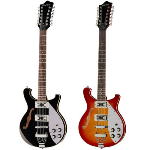 Harley Benton RB-612BK Classic Series 古典12弦半空心電吉他 (兩色)
