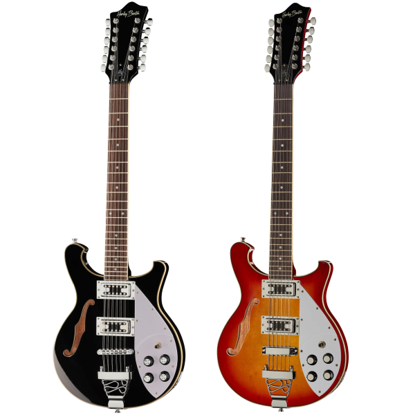 Harley Benton RB-612BK Classic Series 古典12弦半空心電吉他 (兩色)