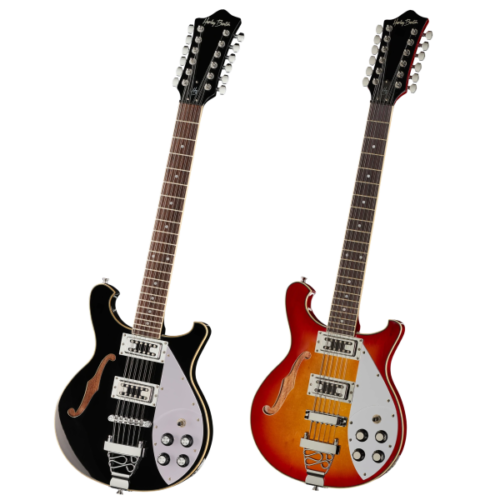 Harley Benton RB-612BK Classic Series 古典12弦半空心電吉他 (兩色)