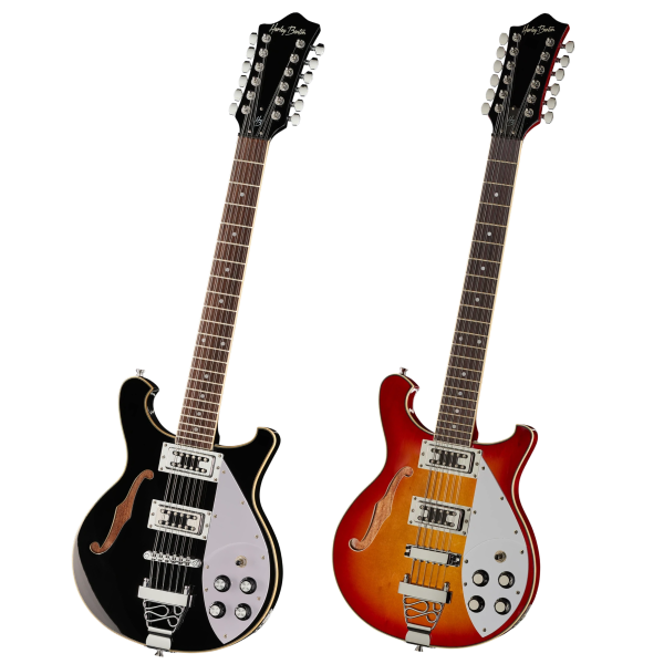 Harley Benton RB-612BK Classic Series 古典12弦半空心電吉他 (兩色)